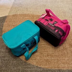 Trader Joe’s Pink and Teal Mini Insulated Tote Bags